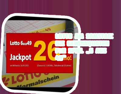Lotto 6 aus 45 jackpot