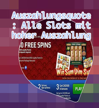 Online casino beste auszahlungsquote